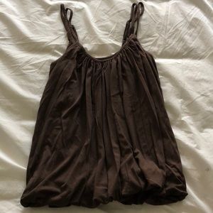 BCBG double layered brown bubble tank